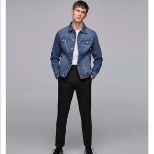 basic denim jacket zara